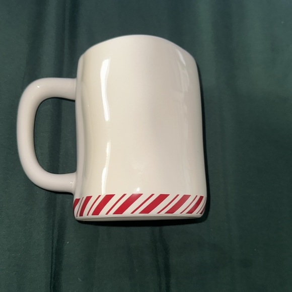 Rae Dunn hot cocoa Peppermint lined mug - Picture 2 of 4
